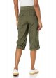 Women's Green Cargo Pants with Pockets