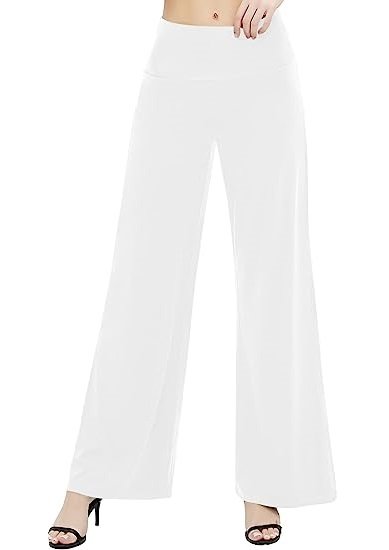 Women's Formal Pants Solid Color Wide Leg Casual Sports Pants Straight Leg