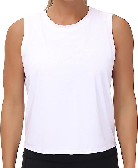 Women's Workout Tops in Ice Silk Quick Dry Sleeveless